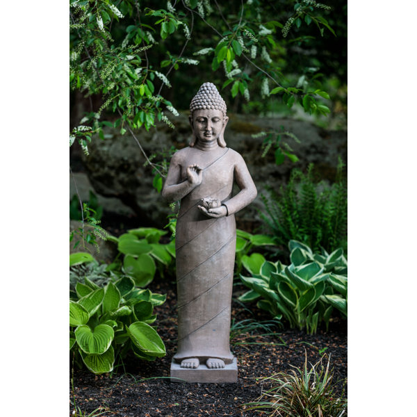 World Menagerie Senn Religious & Spiritual Fiberstone Garden Statue